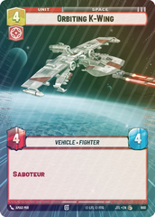 Orbiting K-Wing (Hyperspace Foil) - Foil