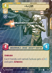 4-LOM - Bounty Hunter for Hire (Hyperspace) - Foil