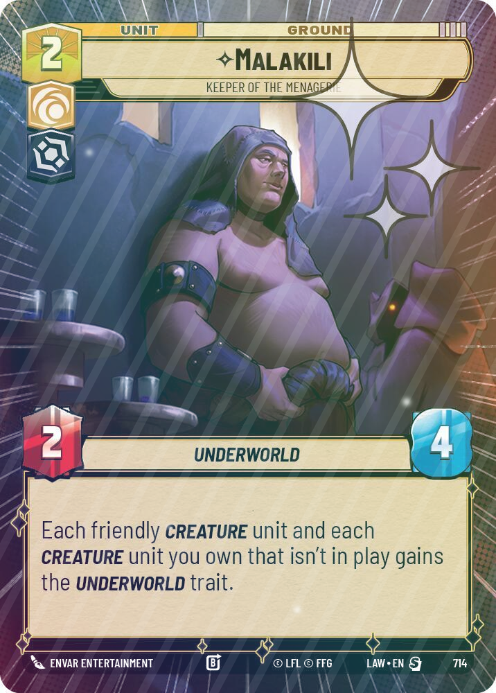 Malakili - Keeper of the Menagerie (Hyperspace Foil) - Foil