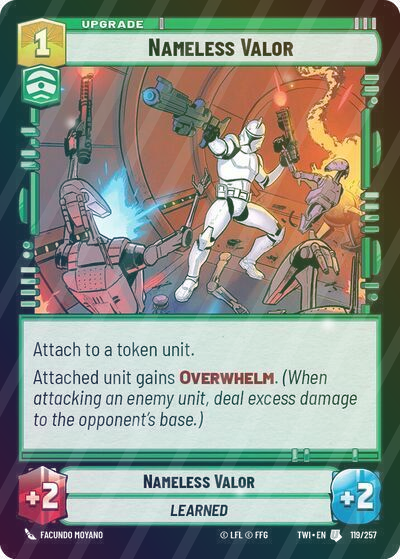 Nameless Valor - Foil