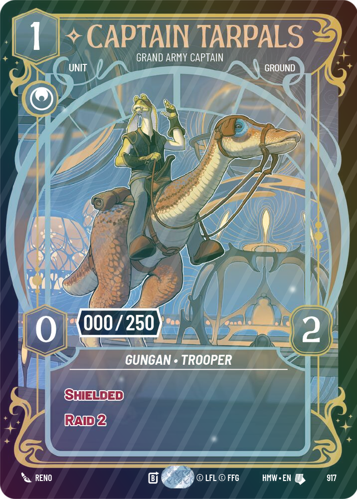 Captain Tarpals - Grand Army Captain (Serialized) - Foil