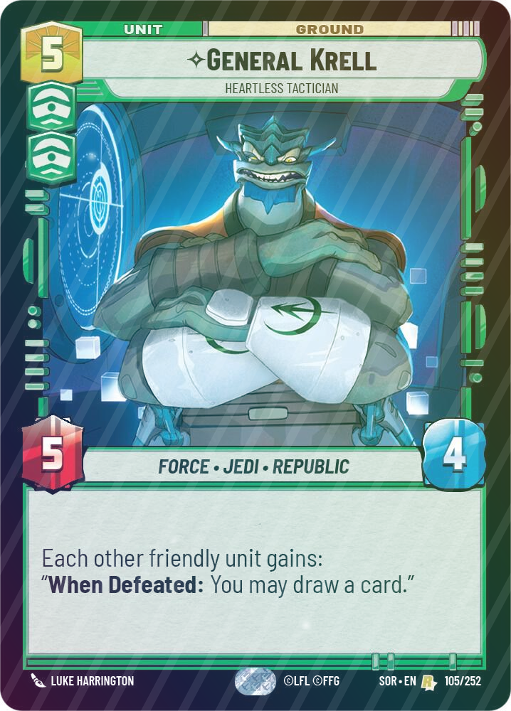 General Krell - Heartless Tactician - Foil