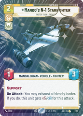 Mando's N-1 Starfighter - Faster than a Fathier (Hyperspace Foil) - Foil