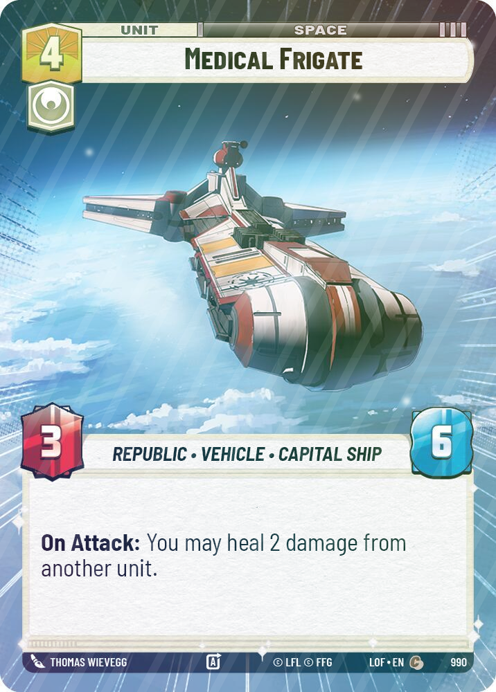 Medical Frigate (Hyperspace Foil) - Foil