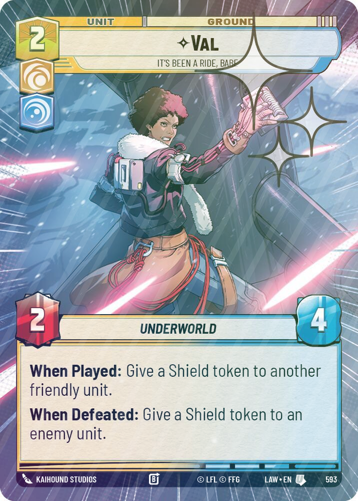 Val - It's Been a Ride, Babe (Hyperspace Foil) - Foil