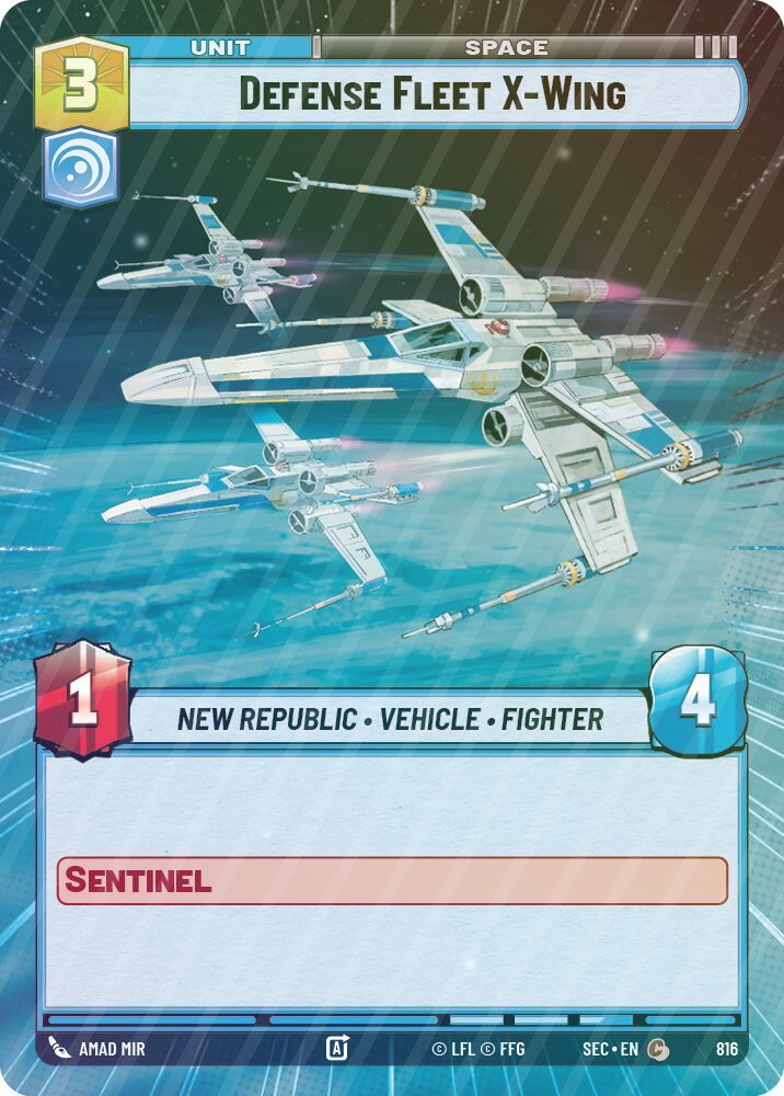Defense Fleet X-Wing (Hyperspace Foil) - Foil