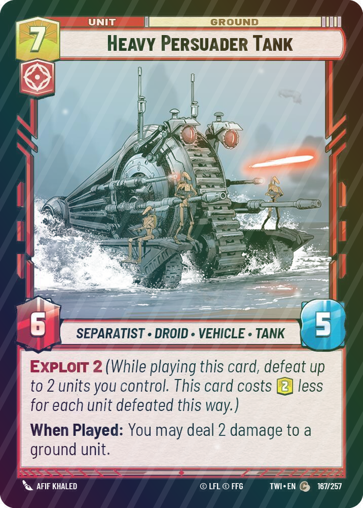 Heavy Persuader Tank - Foil