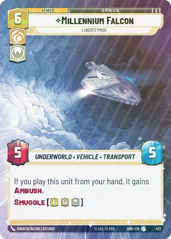 Millennium Falcon - Lando's Pride (Hyperspace) - Foil