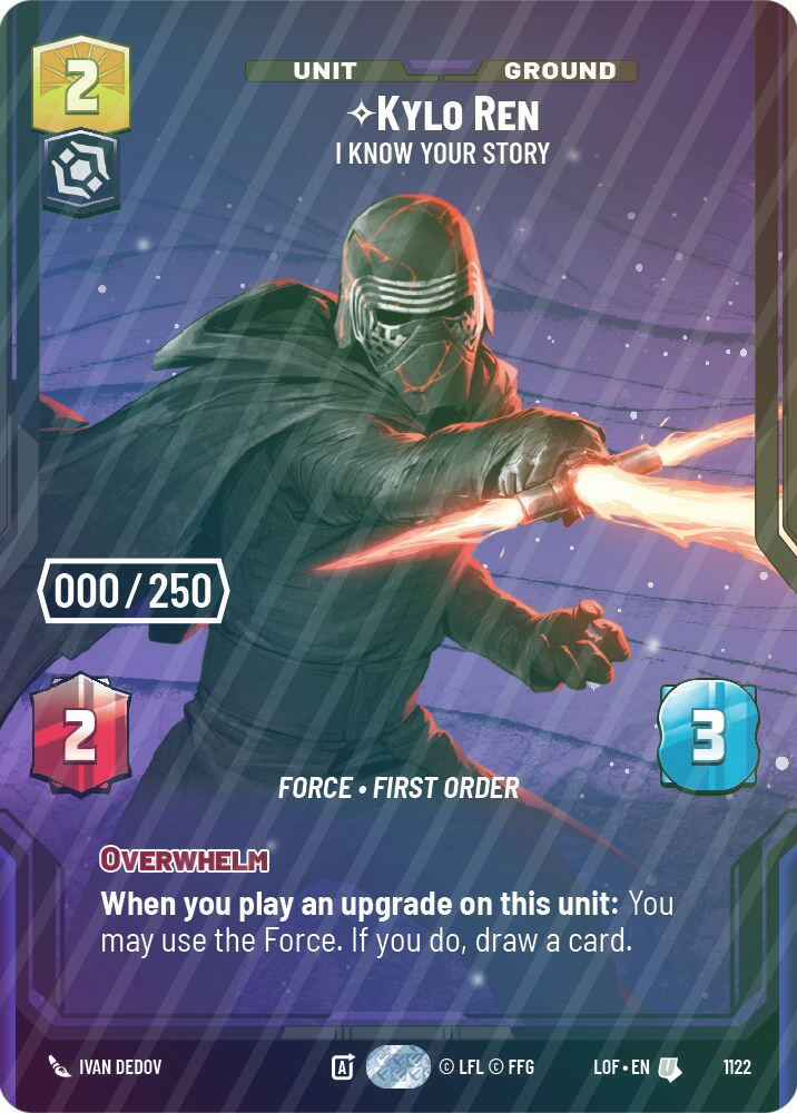 Kylo Ren - I Know Your Story (Serialized) - Foil