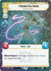 Vernestra Rwoh - Precocious Knight (Hyperspace Foil) - Foil