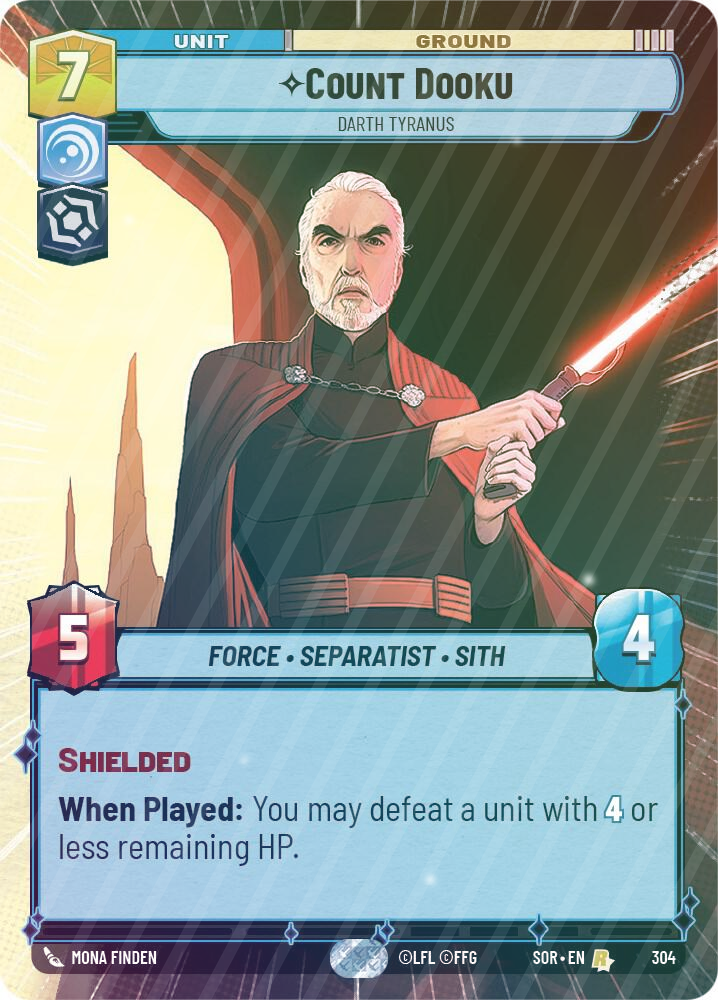 Count Dooku - Darth Tyranus (Hyperspace) - Foil