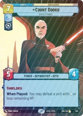 Count Dooku - Darth Tyranus (Hyperspace) - Foil