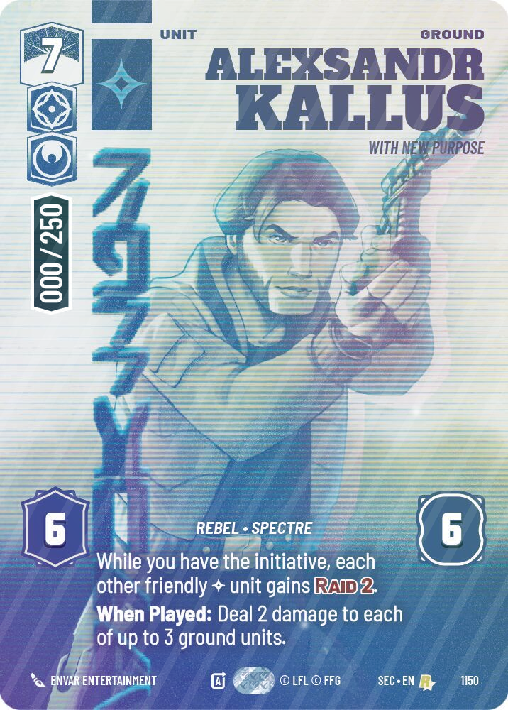 Alexsandr Kallus - With New Purpose (Serialized) - Foil