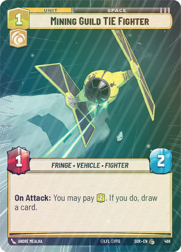 Mining Guild TIE Fighter (Hyperspace) - Foil