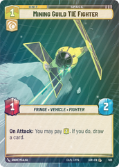 Mining Guild TIE Fighter (Hyperspace) - Foil