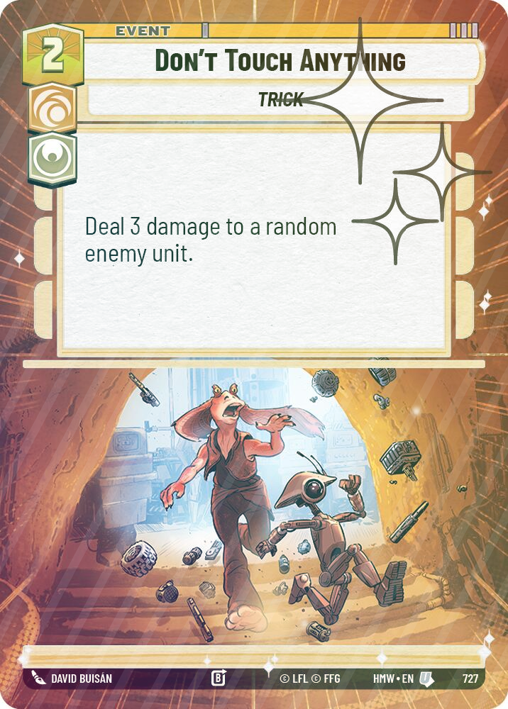 Don't Touch Anything (Hyperspace Foil) - Foil