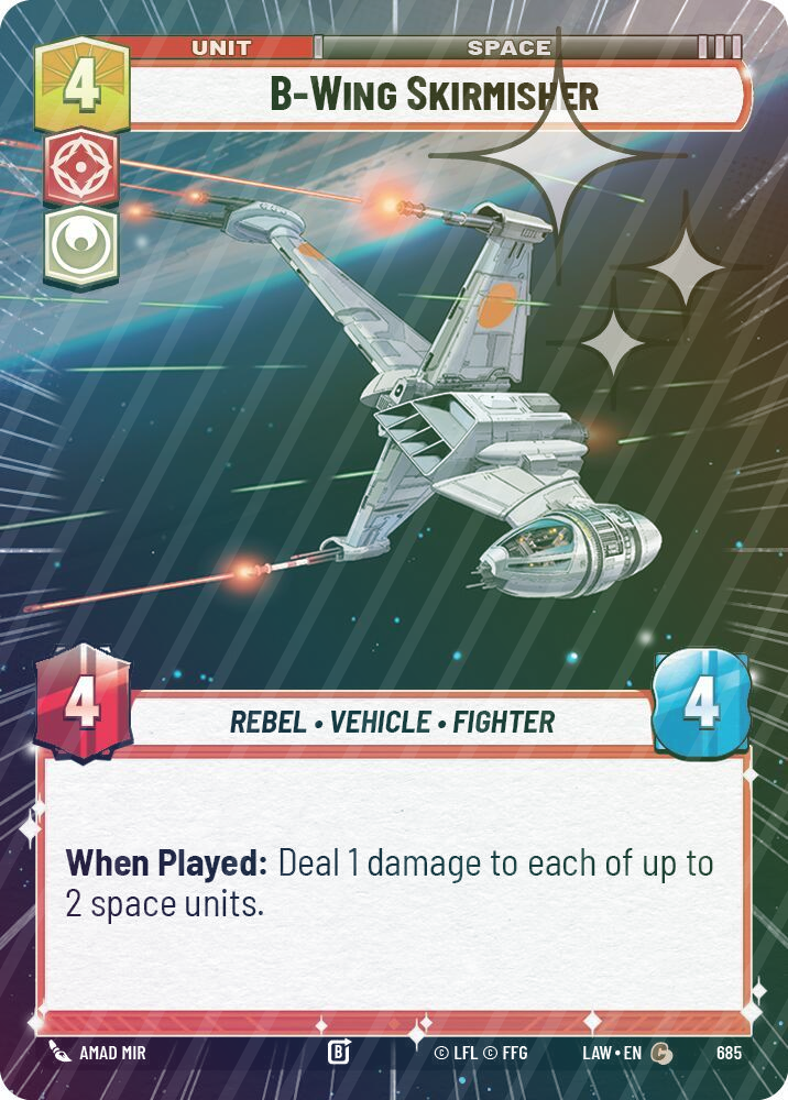 B-Wing Skirmisher (Hyperspace Foil) - Foil