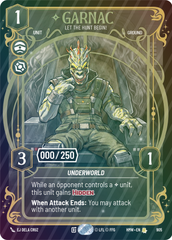 Garnac - Let the Hunt Begin! (Serialized) - Foil