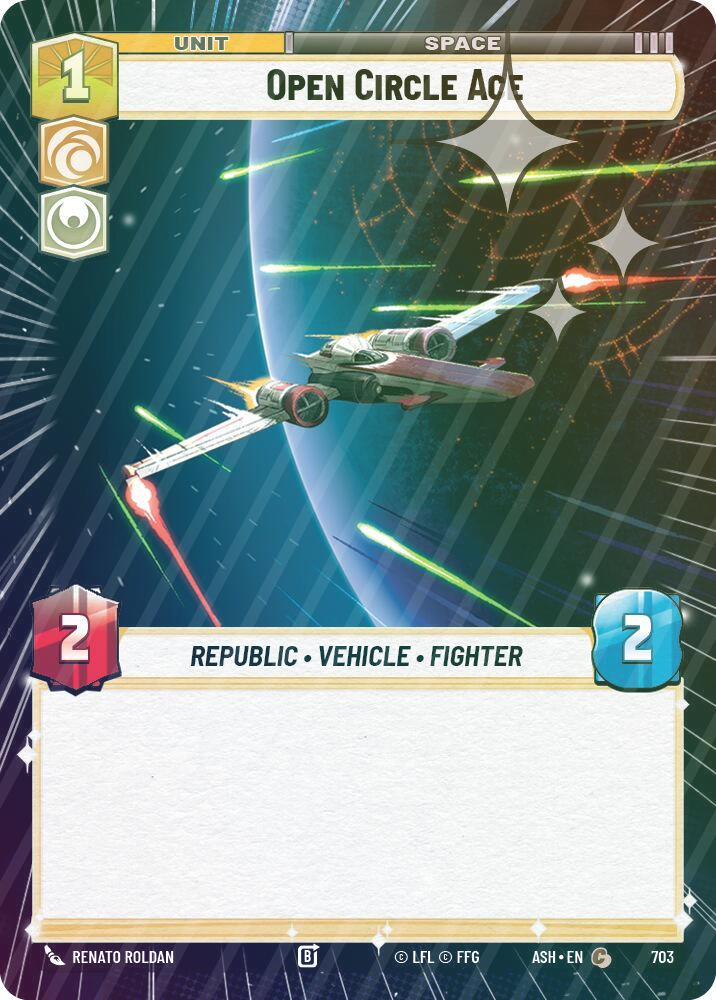 Open Circle Ace (Hyperspace Foil) - Foil