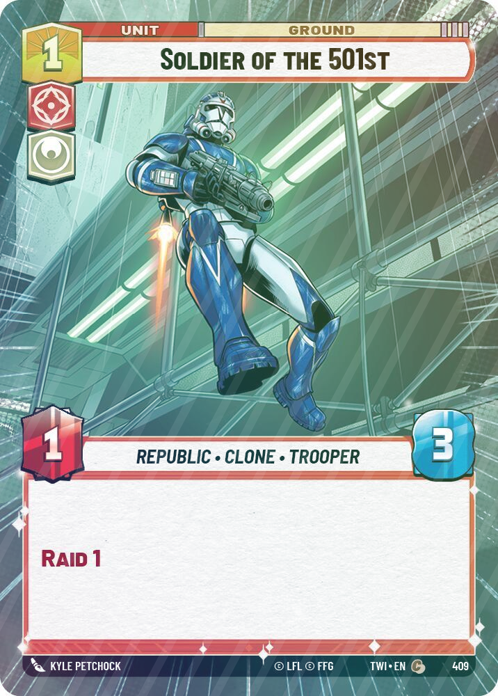Soldier of the 501st (Hyperspace) - Foil