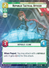 Republic Tactical Officer (Hyperspace) - Foil