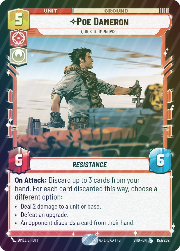 Poe Dameron - Quick to Improvise - Foil