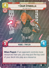 Cham Syndulla - Rallying Ryloth (Hyperspace Foil) - Foil