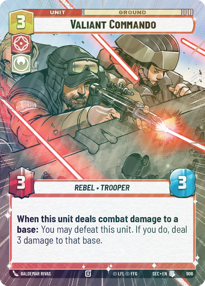 Valiant Commando (Hyperspace Foil) - Foil