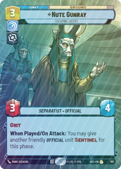 Nute Gunray - Escaping Justice (Hyperspace Foil) - Foil