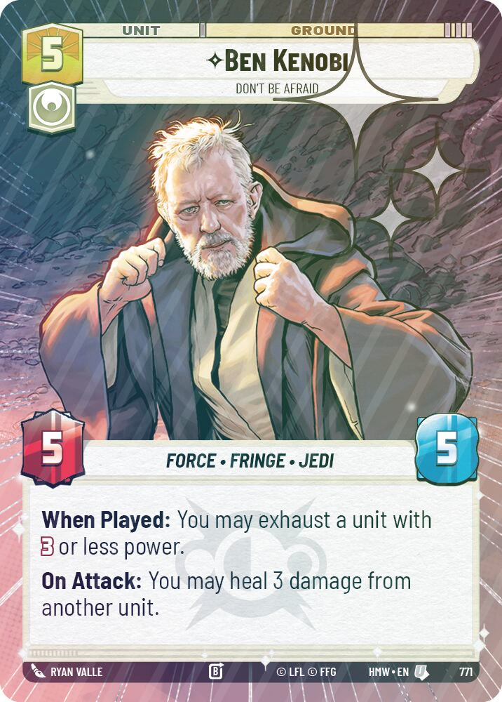 Ben Kenobi - Don't Be Afraid (Hyperspace Foil) - Foil