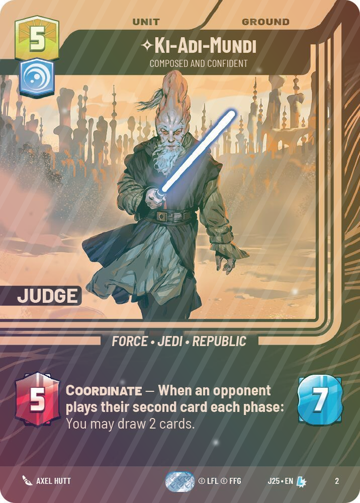Ki-Adi-Mundi - Composed and Confident - Foil
