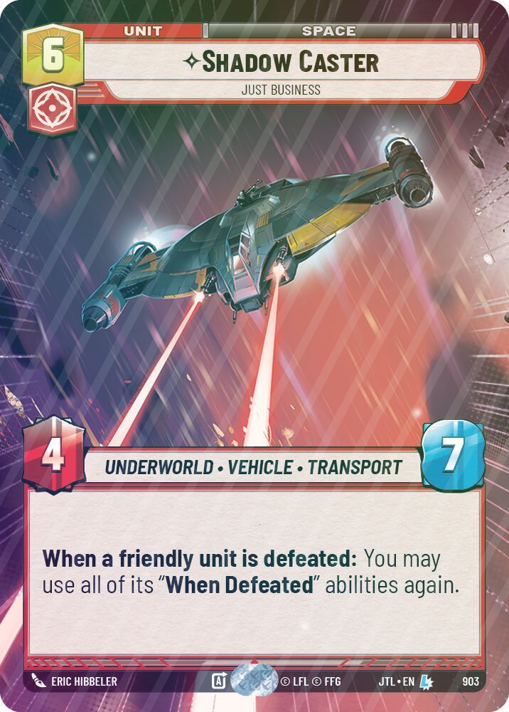 Shadow Caster - Just Business (Hyperspace Foil) - Foil