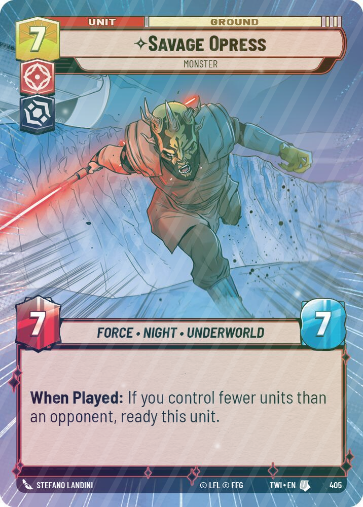 Savage Opress - Monster (Hyperspace) - Foil