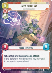 Zeb Orrelios - Headstrong Warrior (Hyperspace) - Foil