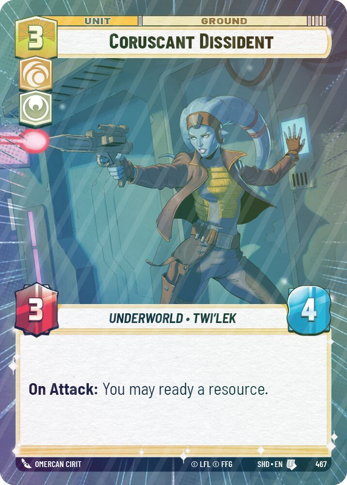 Coruscant Dissident (Hyperspace) - Foil