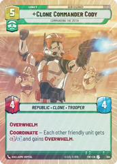 Clone Commander Cody - Commanding the 212th (Hyperspace) - Foil
