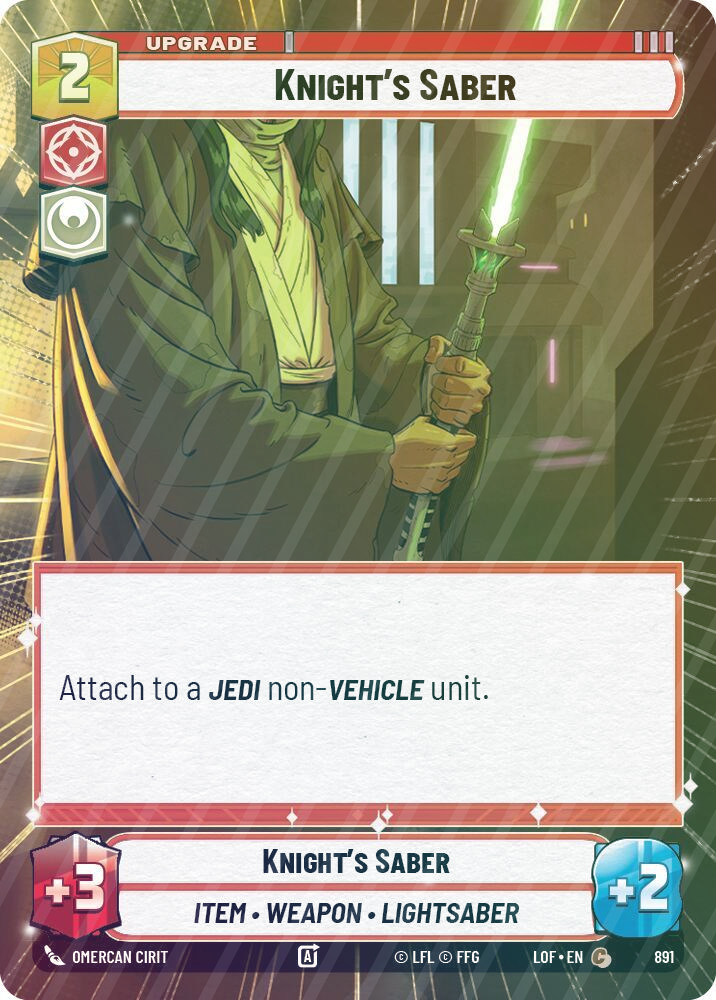 Knight's Saber (Hyperspace Foil) - Foil