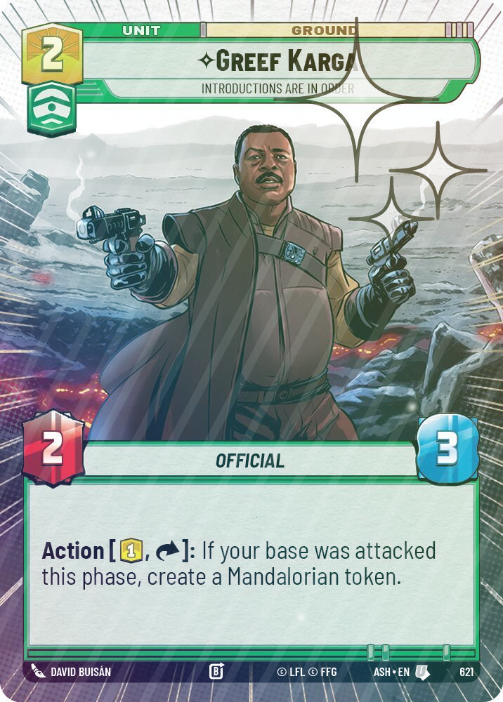 Greef Karga - Introductions are in Order (Hyperspace Foil) - Foil