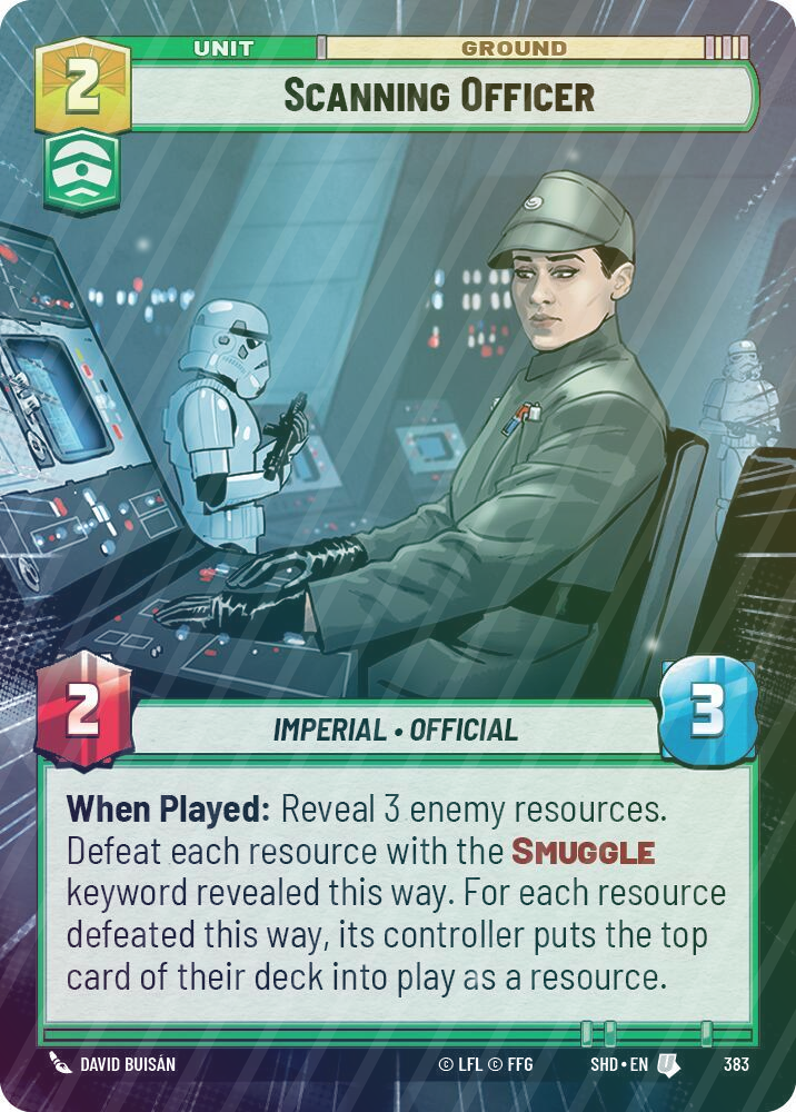 Scanning Officer (Hyperspace) - Foil