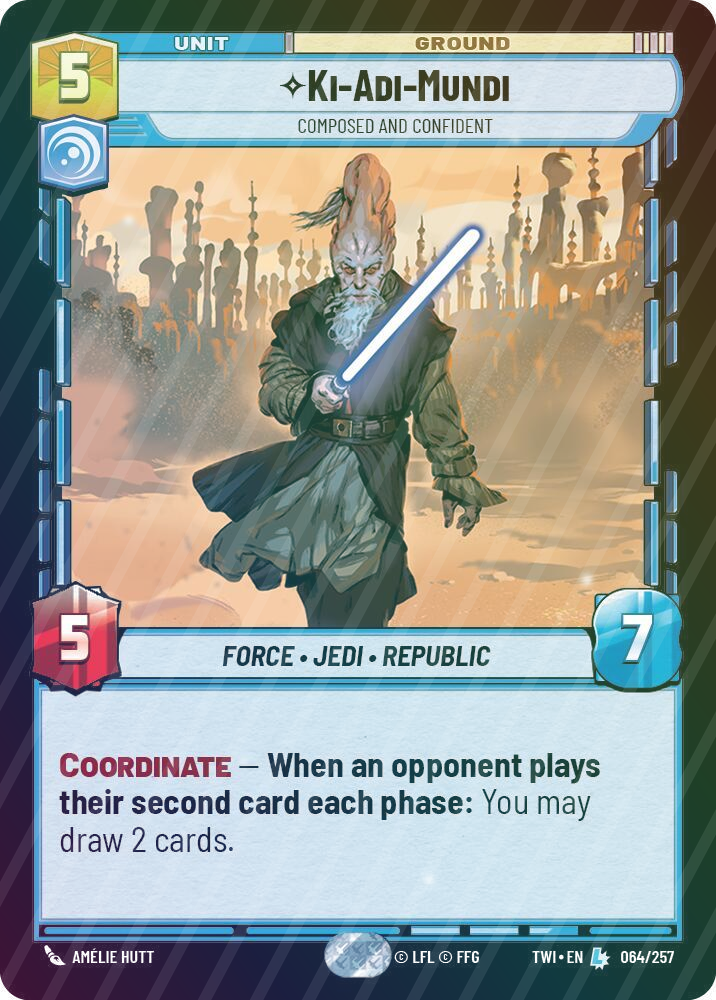 Ki-Adi-Mundi - Composed and Confident - Foil