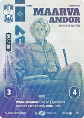 Maarva Andor - We've Been Sleeping (Serialized) - Foil