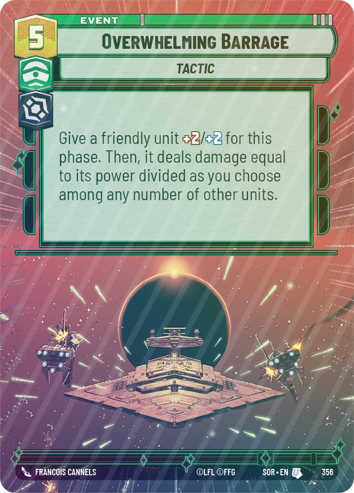 Overwhelming Barrage (Hyperspace) - Foil