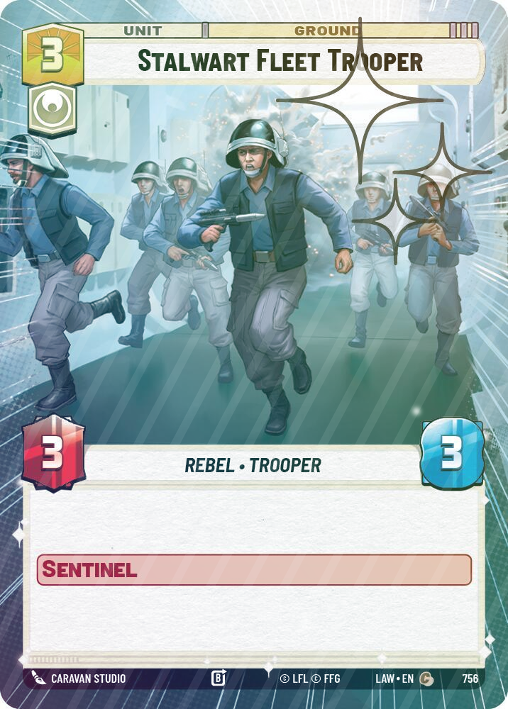 Stalwart Fleet Trooper (Hyperspace Foil) - Foil
