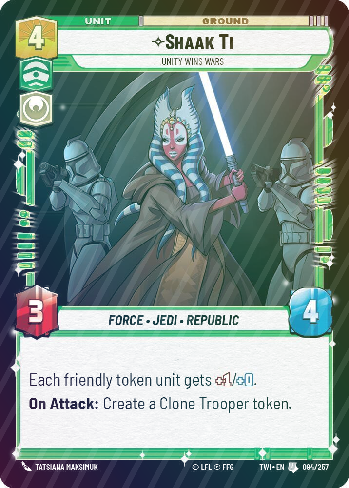 Shaak Ti - Unity Wins Wars - Foil