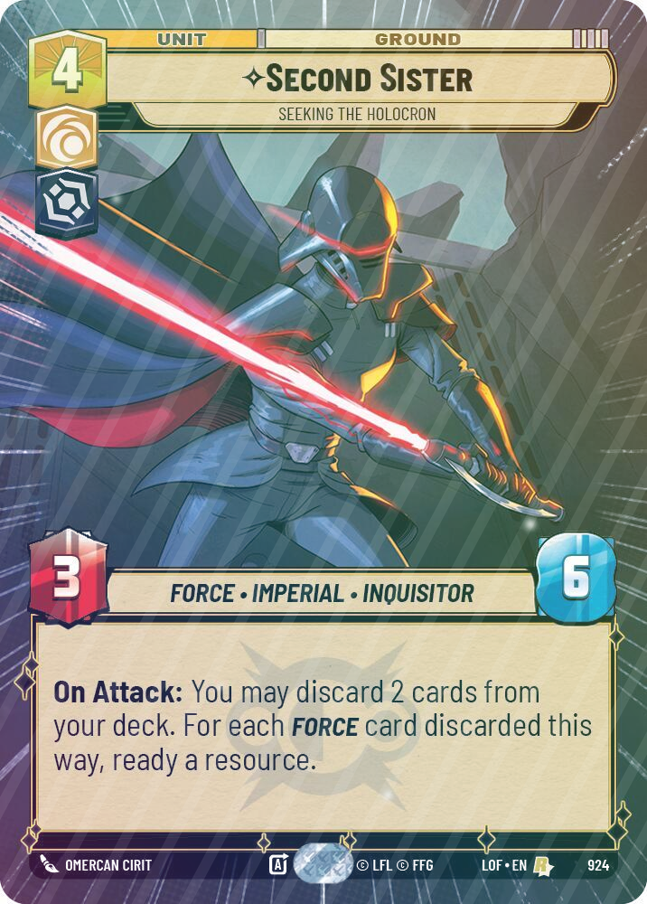 Second Sister - Seeking the Holocron (Hyperspace Foil) - Foil