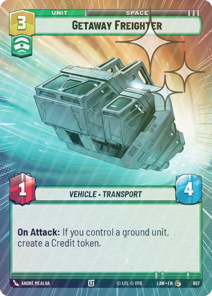 Getaway Freighter (Hyperspace Foil) - Foil