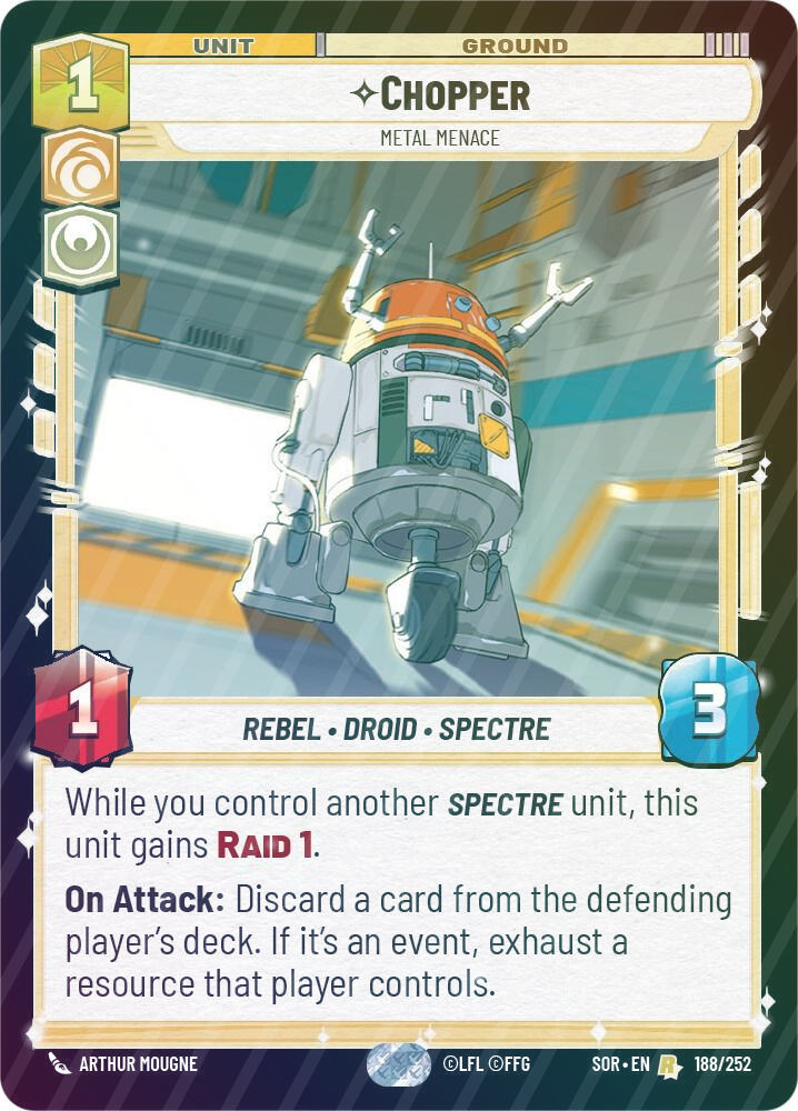 Chopper - Metal Menace - Foil