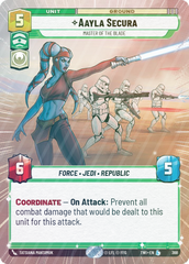 Aayla Secura - Master of the Blade (Hyperspace) - Foil