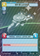 IGV-55 Listener (Hyperspace Foil) - Foil