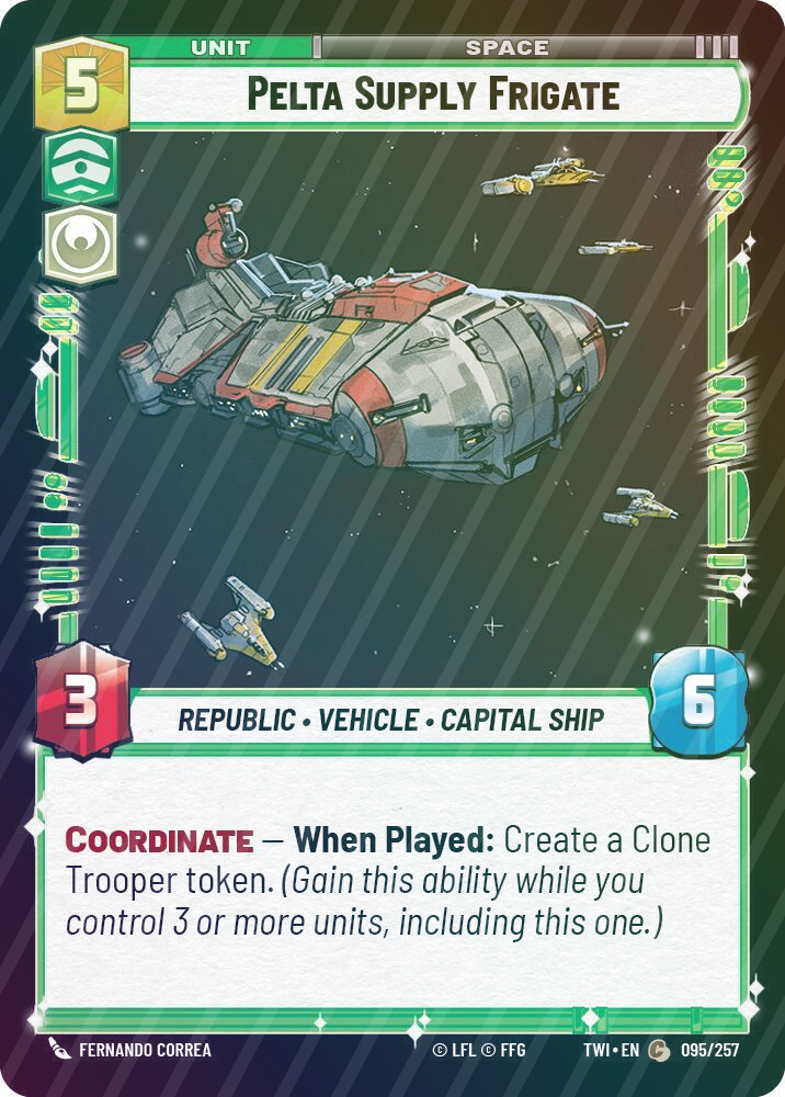 Pelta Supply Frigate - Foil